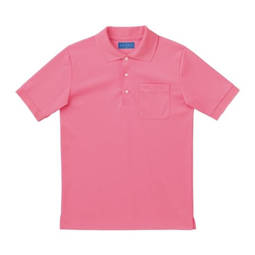 ポロシャツ半袖 チェリーピンク 4L