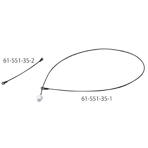 1mワイヤータグ ランヤードロック 10本