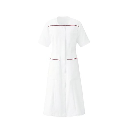 ワンピース半袖 ベルベットレッド 13号