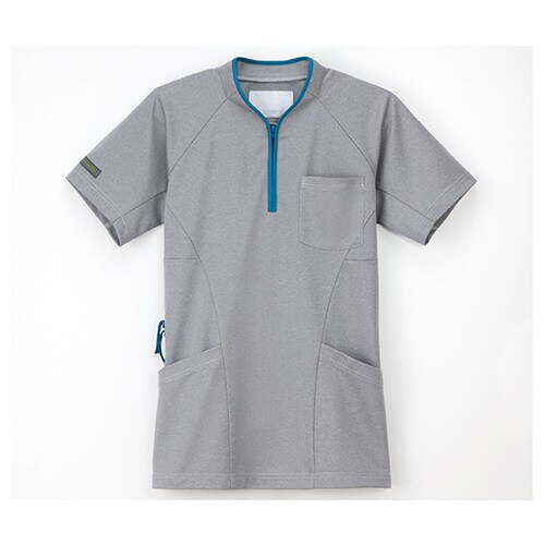 ニットシャツ グレー LL