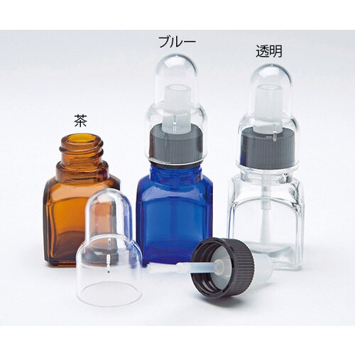 ネジ付き薬瓶ハケ 透明