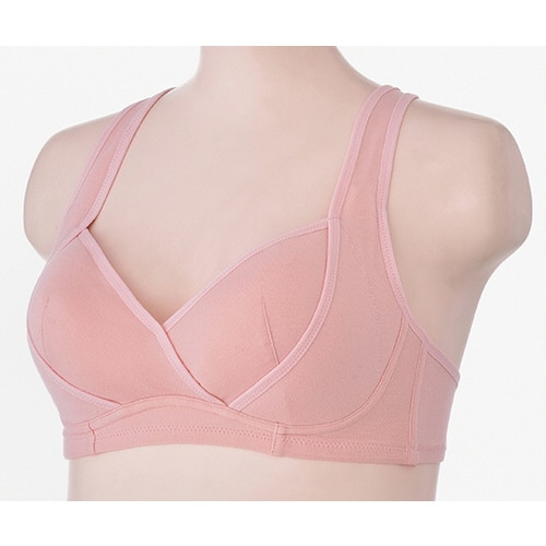 ハーフトップ ピンク L