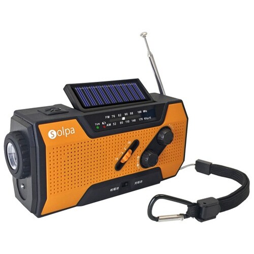 手回し/ソーラー蓄電ラジオ