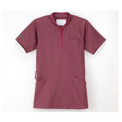 ニットシャツ バーガンディ LL