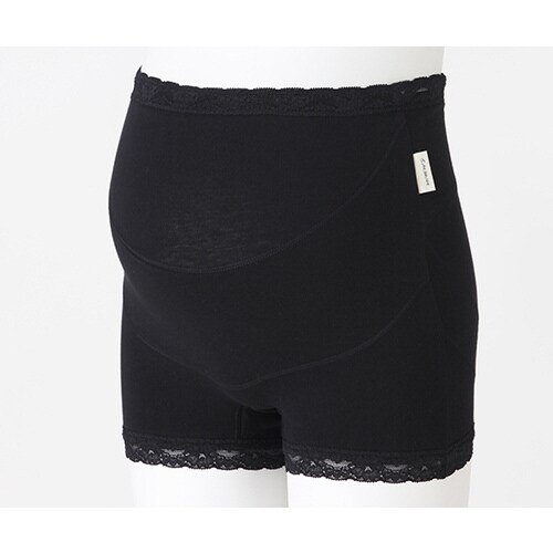 らくばきパンツ妊婦帯 ブラック M