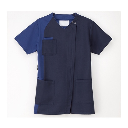 男女兼用スクラブ ネイビー+ロイヤルブルー BL