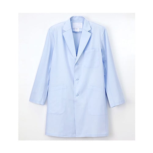 男子シングル診察衣 ブルー BL