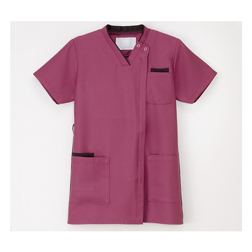 男女兼用スクラブ バーガンディ M