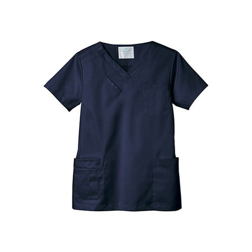 スクラブ ネイビー L