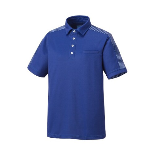 ニットシャツ ブルー 3L