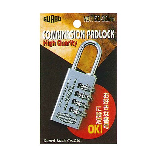 4段式番号錠 30mm