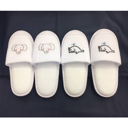 子供用スリッパ 象・鯨