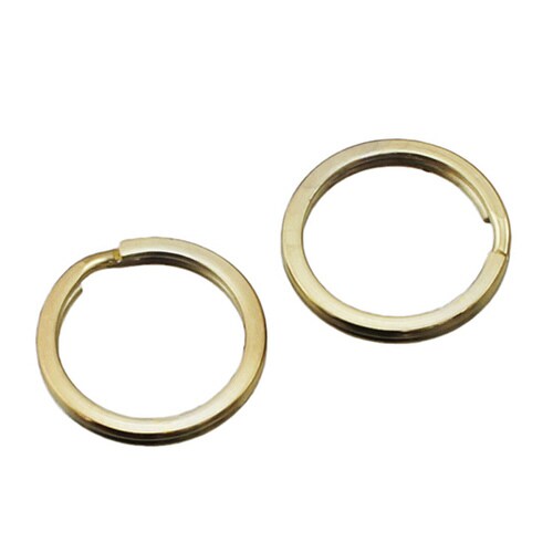 鉄平押しキーリング 16mm ゴールド