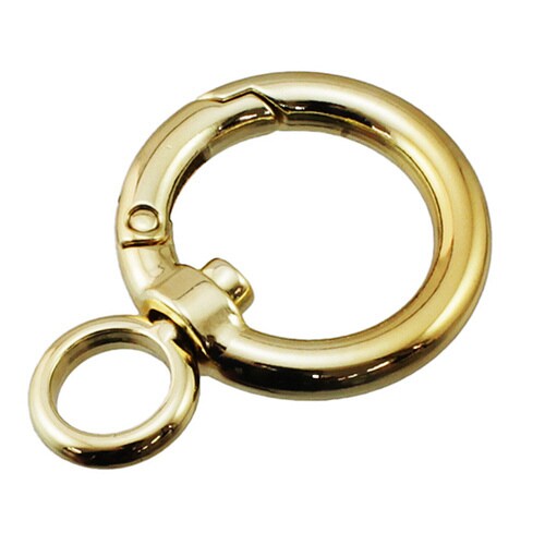 回転カラビナ 50mm ゴールド