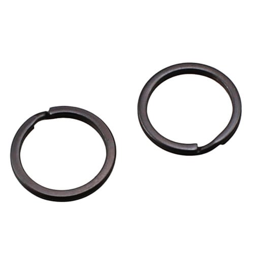 鉄平押しキーリング 16mm マットブラック