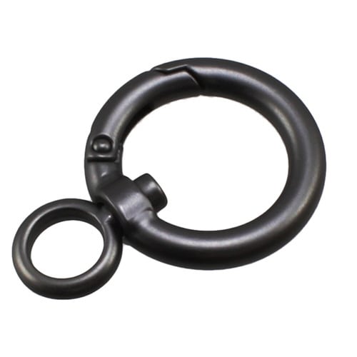 回転カラビナ 50mm マットブラック