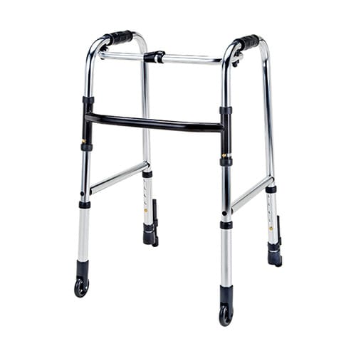 歩行器 固定型・ミニタイプ 前輪固定キャスター付