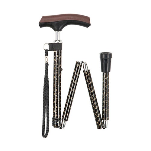 やわらかスリムネックステッキ(折りたたみ)