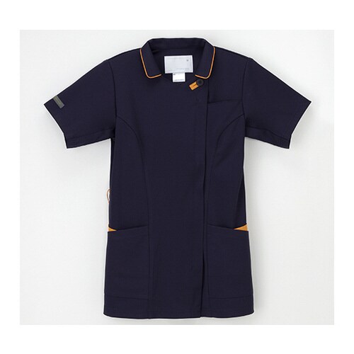 チュニック ネイビー+オレンジ M