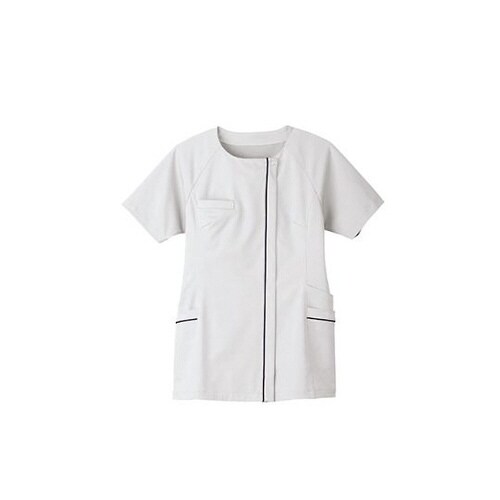 レディスジップアップスクラブ グレー SS