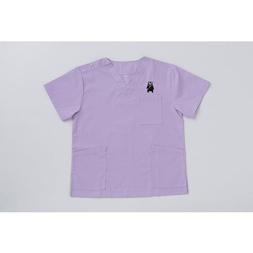 男女兼用スクラブ(くまモン刺繍入り) LL