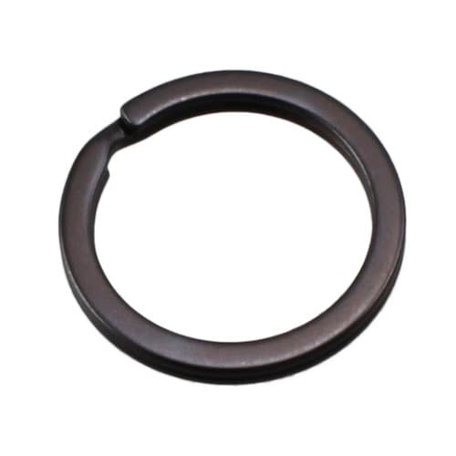 鉄平押しキーリング 25mm マットブラック