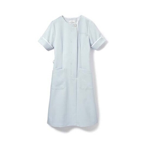 レイヤースリーブワンピース ライトブルー EL