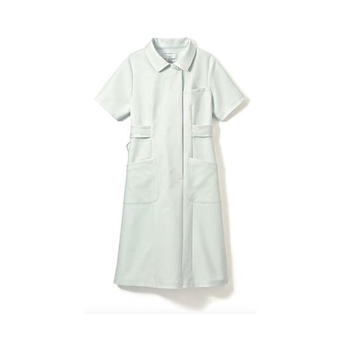 ラインカラーワンピース ミント LL