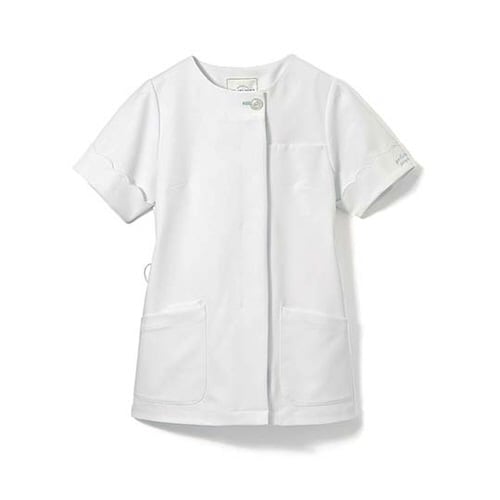 スカラップトップス ホワイト L