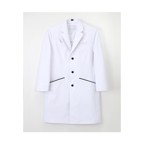 男子シングルドクターコート Tネイビー LL