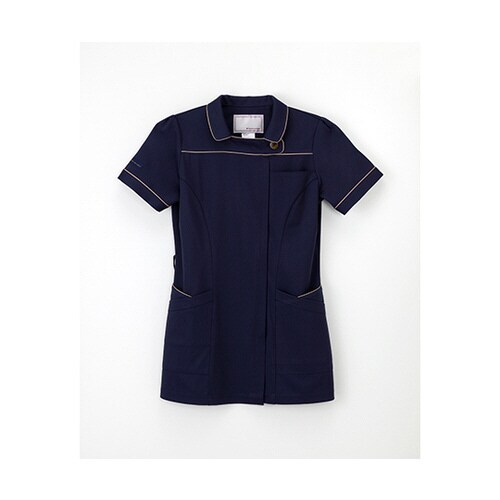 チュニック ネイビー+ベージュ L