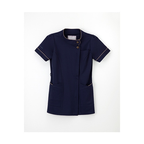 チュニック ネイビー+ベージュ M