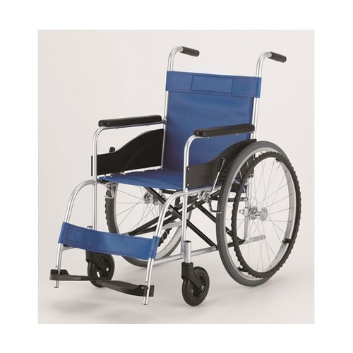 アルミ製折りたたみ車椅子(ノーパンクタイヤ)