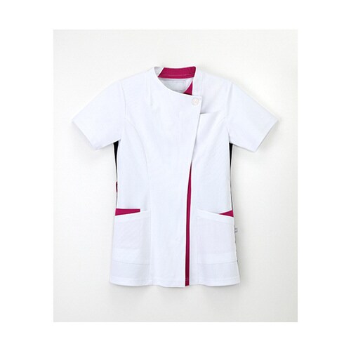 女子スクラブ Tネイビー+ピンク S