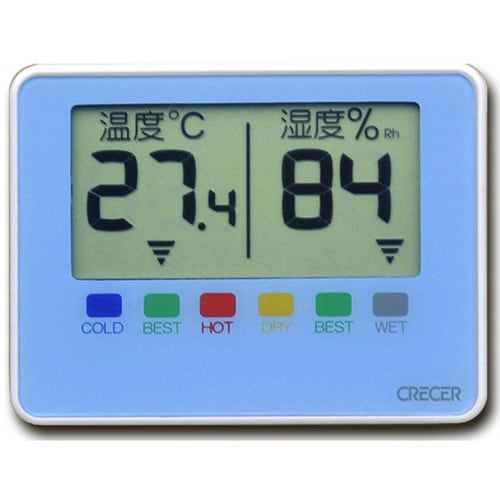 デジタルポータブル温湿度計 100個入