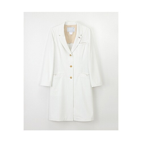 女子シングルドクターコート オフホワイト S