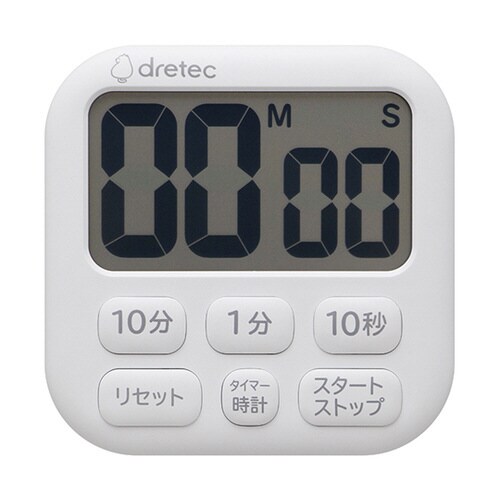 大画面タイマー ポポラ6 ホワイト