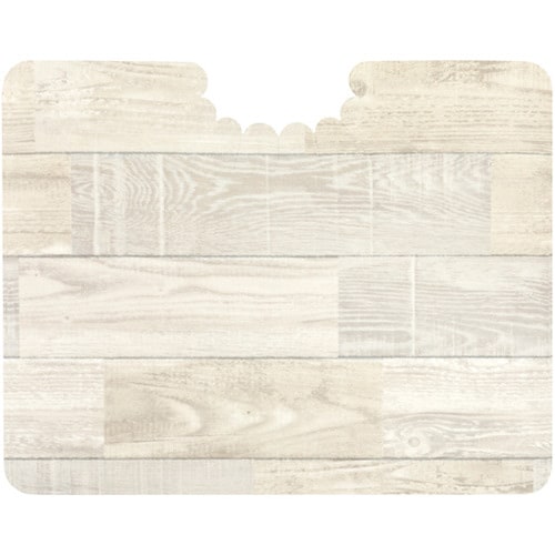 吸着拭けるフロアトイレマットウッド