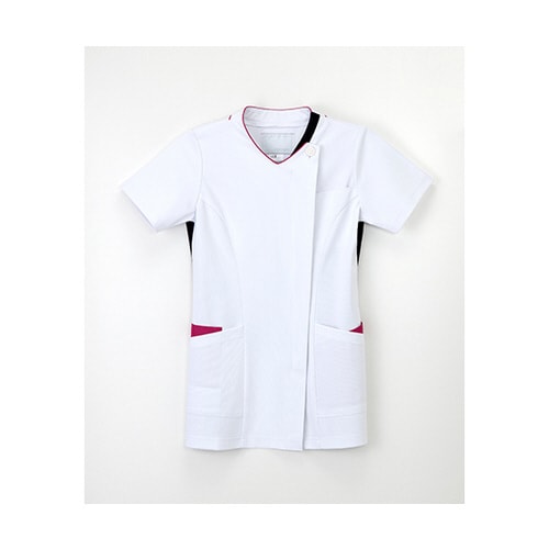 女子スクラブ Tネイビー+ピンク EL