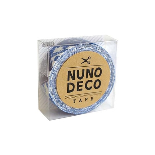 ヌノデコテープ バンダナ あお