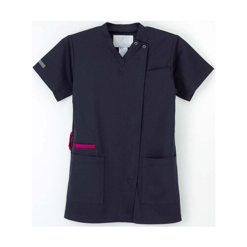 女子スクラブ ネイビー L