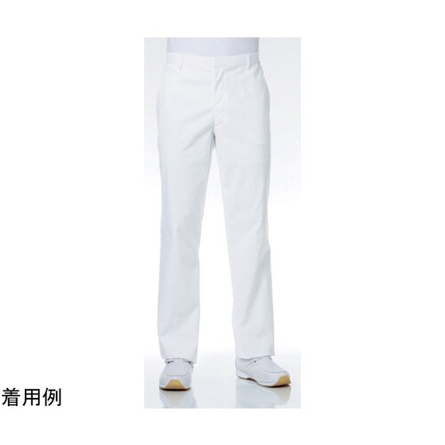 メンズスラックス ホワイト W91