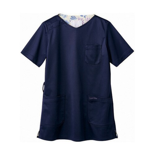 スクラブ 着丈69 胸囲98 肩幅38 袖丈20