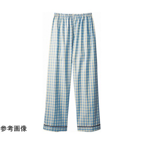 患者衣 兼用 パンツ サックス/ベージュ LL