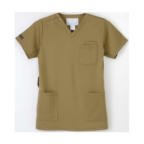 男女兼用スクラブ ベージュ BL