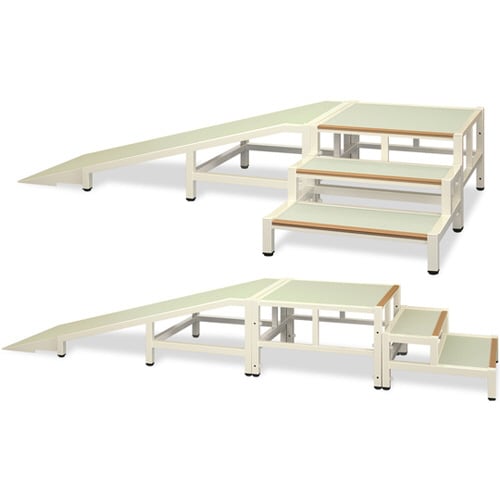 スロープ付歩行訓練台