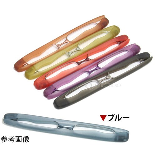 老眼鏡 ブルー 度数/+3.50(60−)