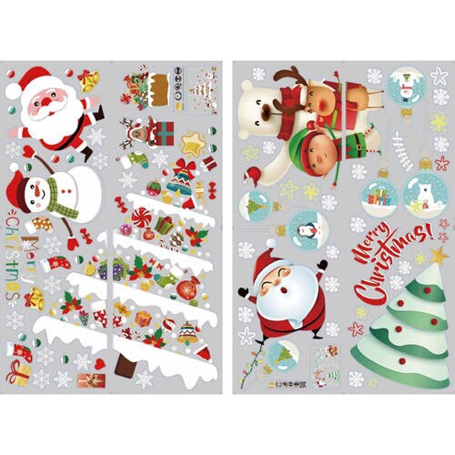 ウォールステッカーセット サンタ&ツリー