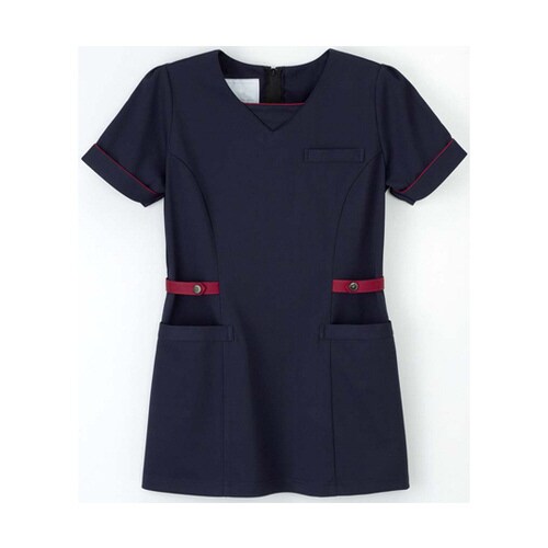 チュニック ネイビー+バーガンディ EL