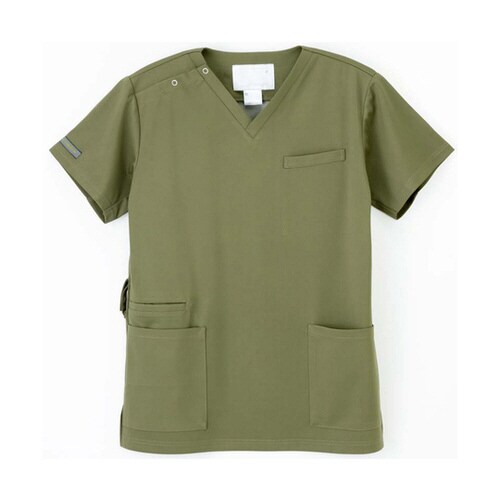 男子スクラブ オリーブ LL